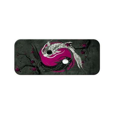 Imagem de Mouse Pad Gamer Carpa Koi Fish Japonesa 90x40 mousepad gamer Extra Grande (Rosa)