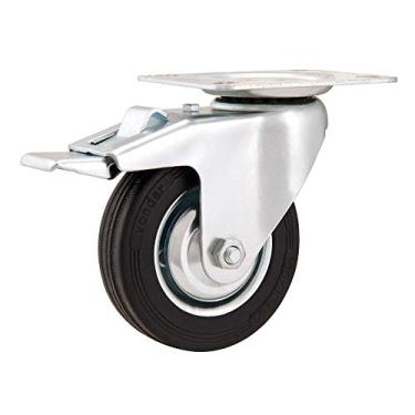 Imagem de Rodizio Giratório com Freio 6"Leve Preto Vonder