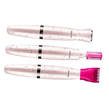 Imagem de MERRYHAPY 3 1 depiladora linha do biquíni pelos corporais material de barbear barbeador facial aparador barbeador feminino depiladora feminina triplo Clippers navalha bikini mulher rosa