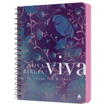 Imagem de Nova Biblia Viva - Leia, Ore E Anote - Flores Do Campo