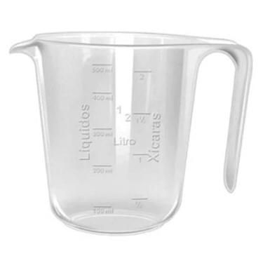 Imagem de Jarra Medidora Graduada Para Ingredientes e Líquidos (Escolha o Tamanho Ideal para seu uso) (500 ml)
