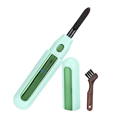 Imagem de Modelador de Cílios Elétrico, Modelador de Cílios de Aquecimento Rápido 10s Recarregável por Usb para Função de Desligamento Inteligente de Onda de Longa Duração (GREEN)