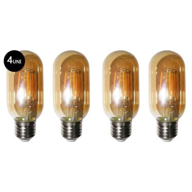 Imagem de Lampadas de Led Kit 4 Multi Filamento Bivolt 30W Iluminação Retro Vintage