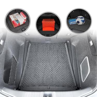 Imagem de Rede de carga elástica para porta-malas automotivo estilo piso para Acura Integra 2023 - organizadores e armazenamento premium de porta-malas - rede de bagagem para Sedan - melhor organizador de carro para Acura Integra