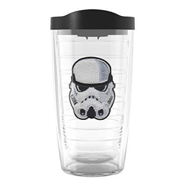 Imagem de Tervis Copo de viagem Star Wars Stormtrooper feito nos EUA com isolamento duplo mantém as bebidas frias e quentes, 473 ml, clássico