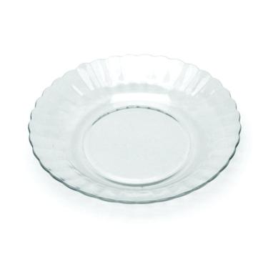 Imagem de Kit Jogo Pratos Fundo Sopa Transparente 12 Peças 22,4cm