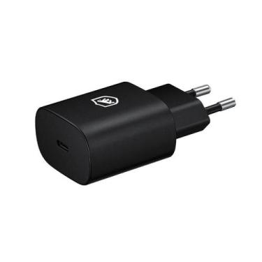 Imagem de Carregador Turbo Tipo C - Qc 3.0 - Até 25W - Preto - Gshield