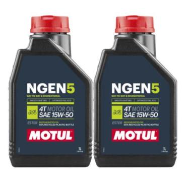 Imagem de 2 Oleo Motul Ngen 5 15w50 4T Semissintetico 1L