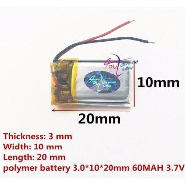 Imagem de Bateria 60mah 3,7v Head Set Fone De Ouvido Bluetooth - - KMIG