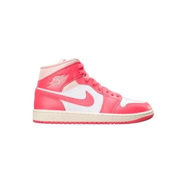 Imagem de Jordan WMNS Air Jordan 1 MID SE DO6699 200 feminino, Branco/Sea Coral - Atmosfera, 38 BR