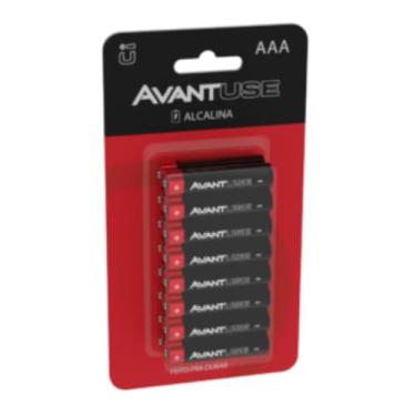 Imagem de PILHAS ALCALINAS AAA USE AVANT ALTA PERFORMANCE PACK COM 8 UNIDADES IDEAL PARA ELETRONICOS DE ALTO CONSUMO FEITO PARA DURAR POTENCIA DURADOURA