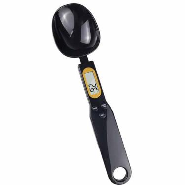 Imagem de Colher Balança Digital Lcd Medidora Tempero Alimento Comida Graos Cozi