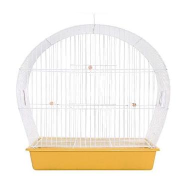 Imagem de Gaiola para Pássaros Arco Top Master Amarela Monaco