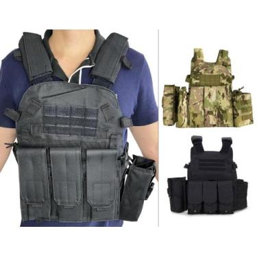 Imagem de Capa De Colete Tático Modular Militar Equipamento Multifuncional Para 