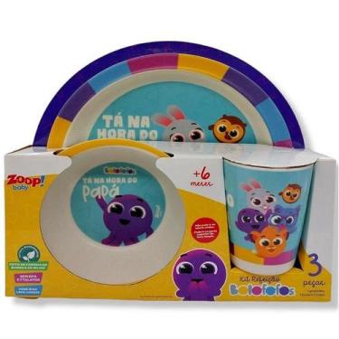 Imagem de Kit Refeiçao Bolofofos 3 Peças Zoop TOYS BF00015