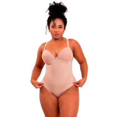 Imagem de Cinta Modeladora Feminina Alta compressão De Cetinete Body Adulto - Em