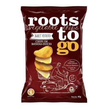 Imagem de Kit Com 04 Chips De Batata Doce 45g Roots To Go