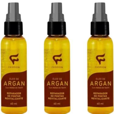 Imagem de Reparador de Pontas Fashion Argan com Monoi do Tahiti Frasco 60ml Kit 
