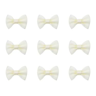 Imagem de Tupalizy Mini laços de fita de cetim pequenos laços artesanais de tecido de costura para decoração de Natal gravatas borboleta sacos de presente caixas cartões de convite de saudação lembrancinha de