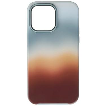 Imagem de OtterBox Capa para iPhone 14 Pro Max (apenas) série Symmetry - Arizona Sunrise (azul), encaixa na MagSafe, bordas elevadas e ultra-elegantes protegem a câmera e a tela