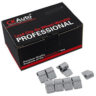 Imagem de CKAuto Pesos de roda com clipe estilo FN, 5 g, 25 peças/caixa