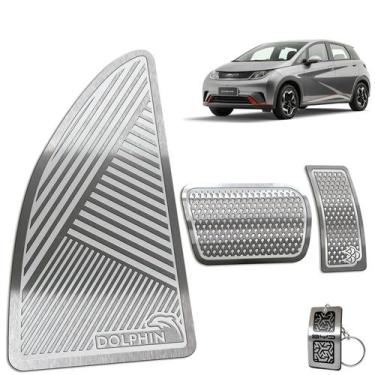 Imagem de BYD Dolphin 2023/2025 Pedaleira At E Descanso Em Inox - Threeparts, Pr