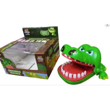 Imagem de Jacaré Dentista Morde dedos brinquedo infantil pegadinha - toy king