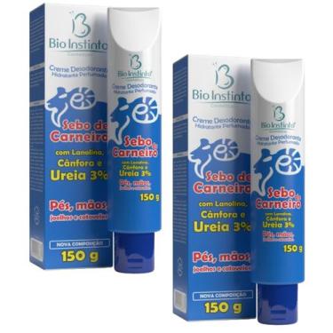 Imagem de Kit 2 Creme Sebo Carneiro Com Lanolina 150G - Bio Instinto