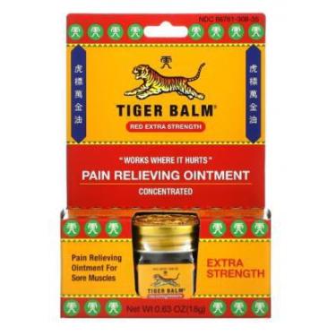 Imagem de Pomada Dores Fortes Tiger Balm Red Vermelha Original Usa 18g