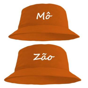Imagem de Kit Casal Chapéu Bucket Hat Estampado Mozao - MP Moda Masculina, Único
