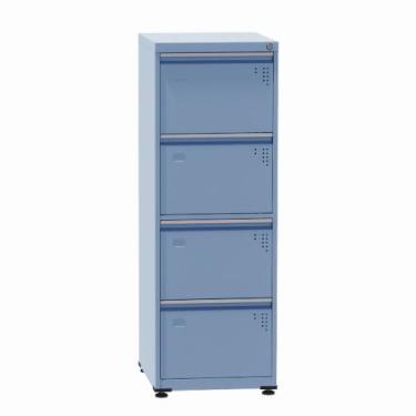 Imagem de Arquivo de Aço com 04 Gavetas Especial Pandin 1,36 m Azul Dali