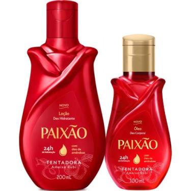 Imagem de Kit Paixão Tentadora Ameixa Rubi Hidratante Corporal + Óleo Corporal