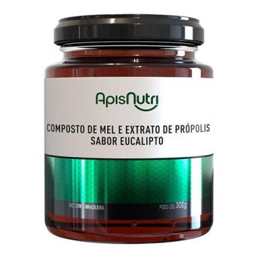 Imagem de Mel Composto Própolis e Eucalipto 300g - ApisNutri