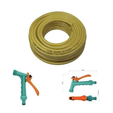 Imagem de Kit Mangueira de Jardim 1/2 pol 80m + Esguicho Tramontina - brand