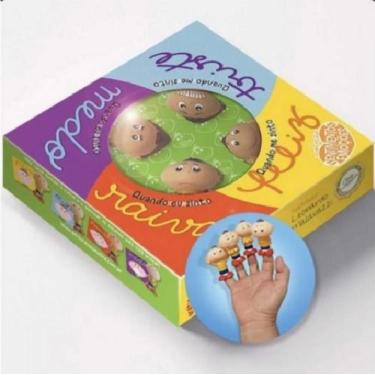 Imagem de Sentimentos e emoções - 4 bonecos dedoche - blister - PE DA LETRA, 3