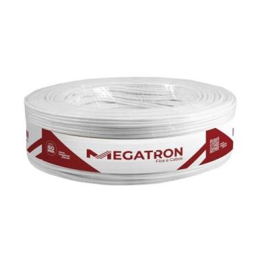 Imagem de Cordão Paralelo Megatron 2x1,5mmx100m Rolo 300V Branco