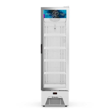 Imagem de Freezer e Expositor Vertical Metalfrio 337 Litros Inverter -18°C a -22°C Branco VF28AHH001 220V