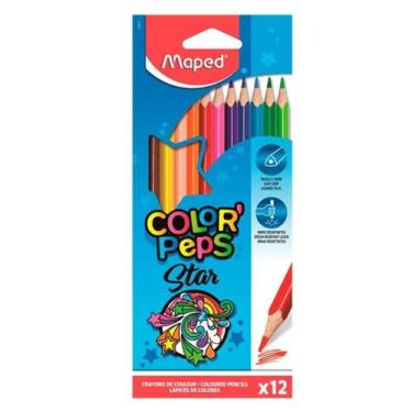 Imagem de Lápis de Cor Star 12 Cores Color Peps Maped