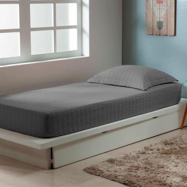 Imagem de Colcha Solteiro Slip Percal 200 Fios Algodão Zapt Zum Com Elástico tod