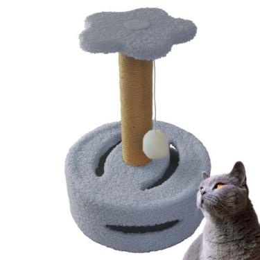Imagem de Arranhador para Gatos Bola Brincadeira Arranhar Brincar Pet Shop Sisal