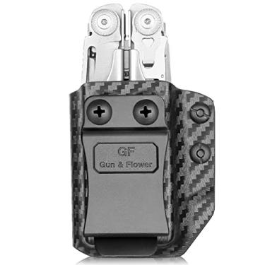 Imagem de Bainha multiferramenta de fibra de carbono para leATHERMAN SURGE HEAVE DUTY, serve para leATHERMAN SURGE Multitool Sheath Pouch Case, Multiferramenta não incluída
