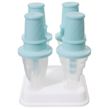 Imagem de Porta Pirulitos Porta Picolé Fabricante De Cubos De Gelo De Silicone Moldes De Pirulito Moldes De Sorvete Picolés Moldes De Freezer Cakesicle Material De Cozinha Congelador Filho