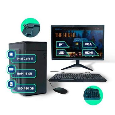 Imagem de Computador MRP Informática completo Processador Intel I7 Memória 16gb 