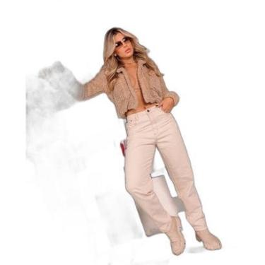 Imagem de CALÇA SARJA MOM FEMININA CINTURA ALTA LINHA ECO 22755-Feminino