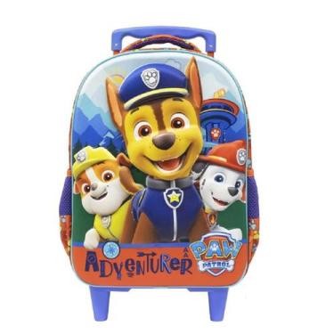 Imagem de Mochila Rodinhas 16 Patrulha Canina Patrol 3d Grande-10810 - LIZ BABY 