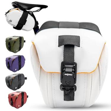 Imagem de Lumiere & Co. Bolsa para assento de bicicleta, bolsa de selim de bicicleta, bolsa de selim de bicicleta, bolsa de bicicleta embaixo do assento, bolsa de selim, bolsa de selim de bicicleta, bolsa