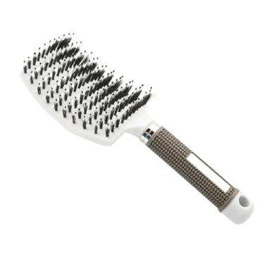 Imagem de Escova de cabelo, pente de massagem no couro cabeludo, escova de cabelo de nylon para mulheres, molhado, cacheado, desembaraçador, escova de cabelo para salão de cabeleireiro, ferramentas de estilo (0