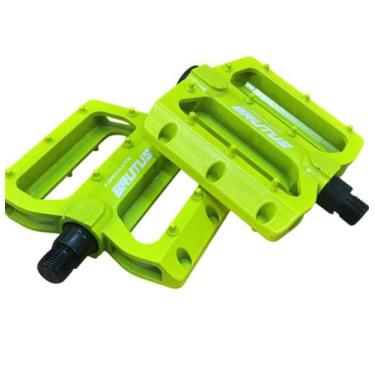 Imagem de Pedal Aluminio Absolute Brutus Flat Amarelo Neon