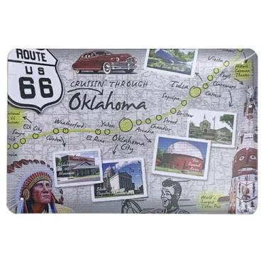 Imagem de Placas em Metal 20 x 30 cm diversos modelos - Yaay, Route 66 Oklahoma
