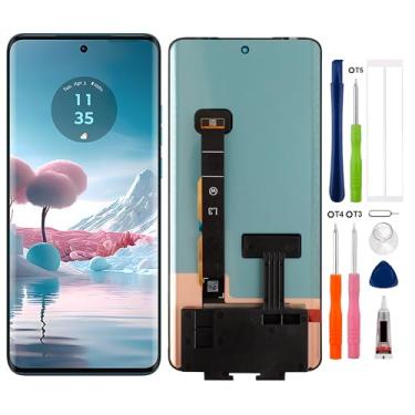 Imagem de SwarKing Substituição de tela LCD compatível com Motorola Moto Edge 2023/XT2305 Edge 40/Edge 40 Neo Touch Screen Digitalizador Assembly com ferramentas de reparo - 16.8 cm